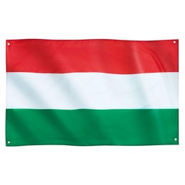 Runesol Hungary Flag, 91 x 152 cm (3 x 5 ft), 4 Eyelets, Hungarian Flag, Magyar Zászló, Hungary Country Flag, Premium Flags for Indoor and Outdoor Use, Vibrant Colours