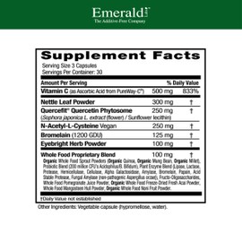 EMERALD LABS Allergy Health, 90 Capsules (30 Servings)