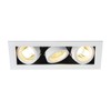SLV 115531 Kadux 3 Downlight Ceiling Recessed Spotlight, 3 x