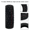 Topteng 10x3"/255x80 Off-Road Outer Tyre+innerTube For KUGOO M4 Ze-ro etc