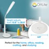 OttLite LED Desk Lamp with Flexible Neck (White) - Slim