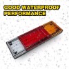 Plafones Calaveras Trasera P/ Nissan Np300 Pick Up Estaquita