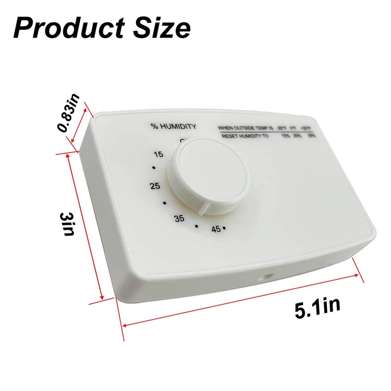 Gihdfer 4655 Manual Digital Humidifier Replacement 24V AC Control Switch