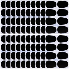 Boao 160 Pcs 0.8mm Thick Saxophone and Clarinet Mouthpiece Cushion Sax Mouthpiece Patches Pads Cushions Thick Rubber with Strong Adhesive for Beginners Musicians - Black