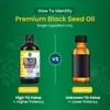 Amazing Herbs Premium Liquid Black Seed Oil - Cold Pressed