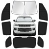 for Jeep Grand Cherokee 2011-2021 Car Window Shades, 8pcs Privacy
