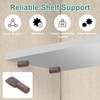 sourcing map 20Pcs Shelf Support Pegs, 5mm Spoon Shape Shelf