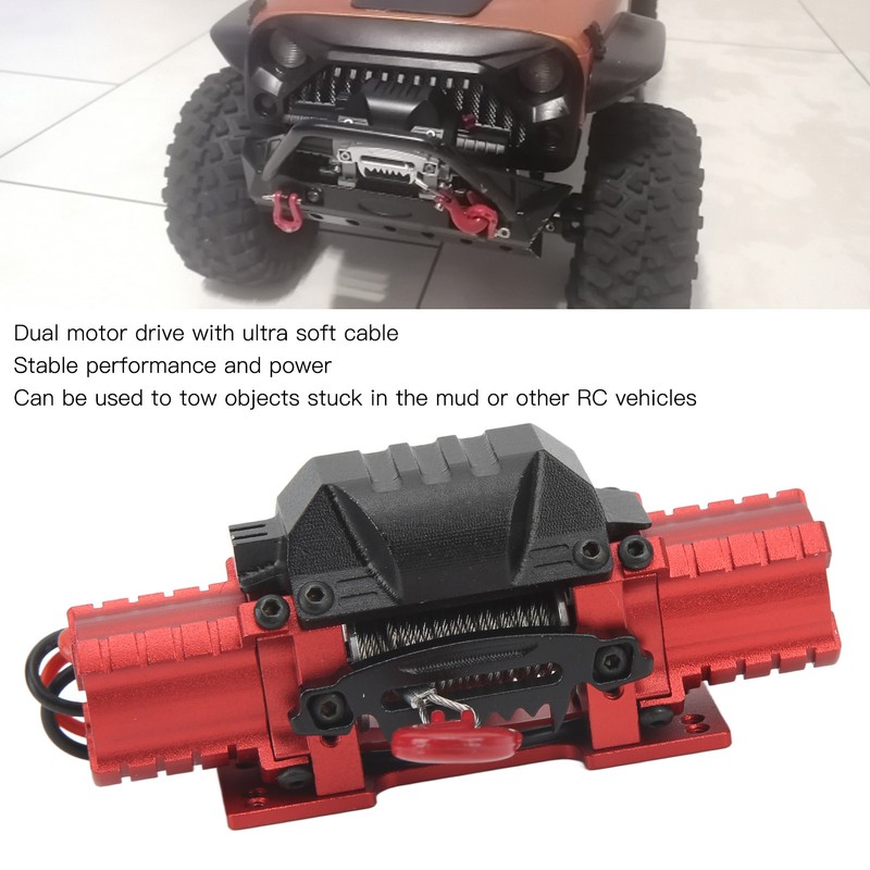RC Car Winch Professional Aluminium Alloy High Simulation RC Car