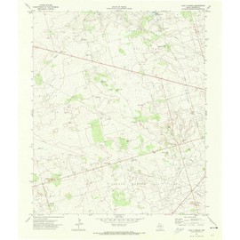 YellowMaps Lazy X Ranch TX topo map, 1:24000 Scale, 7.5 X 7.5 Minute, Historical, 1971, Updated 1974, 27 x 23.1 in - Polypropylene