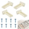 2 Pair KT HR9000RL Rear Drawer Track Socket, Plastic Drawer