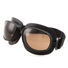evomosa Vintage Motorcycle Goggles Motorcycle Goggles for Motocross Offroad ATV Aviator Glasses Sports Glasses Snowboard Bicycles Glasses (Black A)
