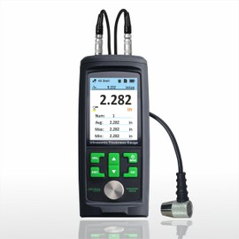 Ultrasonic Thickness Gauge Industrial-882X / Steel, Metals, Plastic, Glass, PVC, Pipes Thickness Gauge Meter – Range 0.039 to 11.811 inch (1-300mm) | Color LCD (All Material)