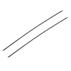 sourcingmap Extension Spring - 0.4mm Wire Dia , 3mm OD , 300mm Free Length Spring Steel Small Dual Hook Tension Spring 2pcs