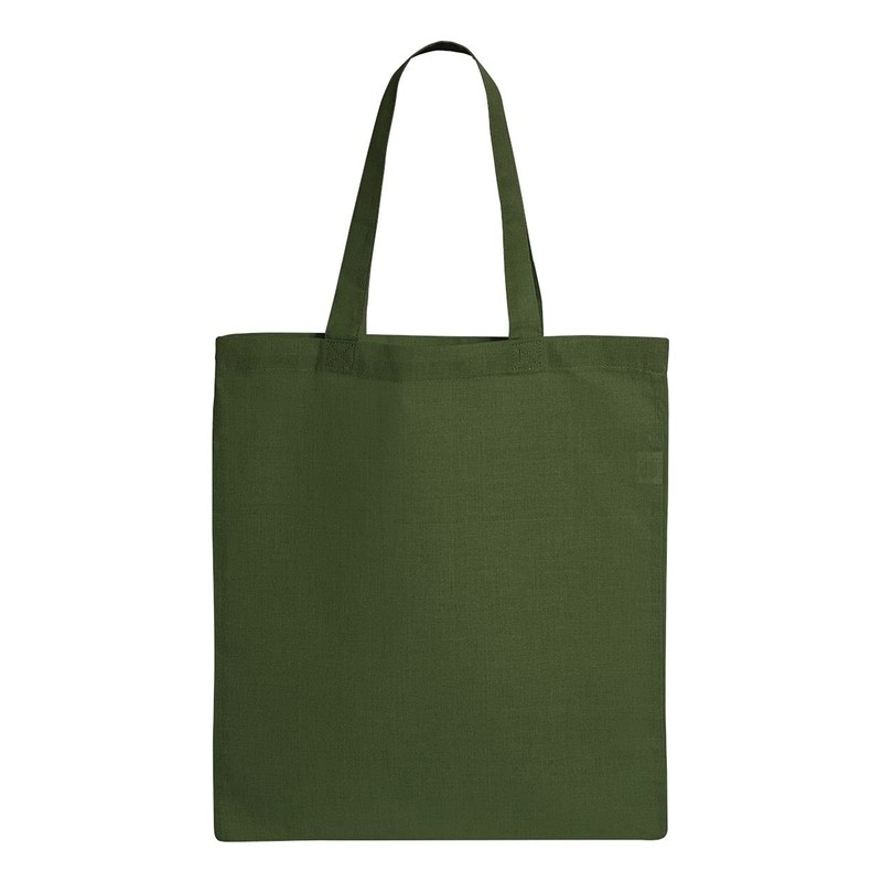 Q-TEES QTB Large Blank Heavy Duty Reusable Canvas Tote Shopping