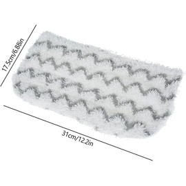 Paquete de 4 almohadillas de repuesto para fregona de vapor Steam Mop S1000 S1000A S1000C S1000WM S1001C, almohadilla de limpieza de tallo reutilizable, microfibra y almohadilla de limpieza