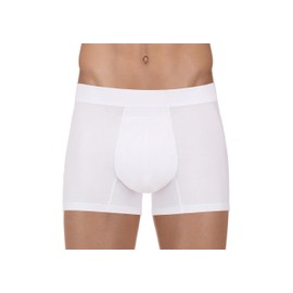 PROTECHDRY - Washable Urinary Incontinence Cotton Boxer Brief Underwear for Men with Front Absorbent Area (Medium (Pack of 1), White)