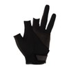Daiwa DG-1424 Leather Fit Gloves, 3-Piece Cut, Black, XL