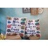 Musesh Decorative Pillow Cover 16x16 Inch, Home Pillow Cases Pack