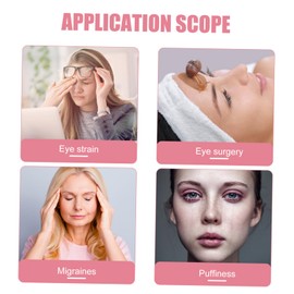 Baluue 4pcs Gel Ice Eye Mask Gel Eye Mask Blackout Eye Mask for Eye Covers Under Eye Patches Reusable Eye Mask Eye Mask Cold Eye Relaxing Patches Cold Sleeping Mask Kid Mask Pvc