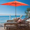 Ayge 8x10FT Large Rectangular Patio Umbrella Outdoor Table Umbrella w/Crank