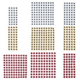 FREEBLOSS 900Pcs Fishing Lure Eyes 4D Realistic Holographic Fishing Eyes Realistic Fly Tying Eye Lure Making Supplies 3 Colors Fishing Lures Stickers for Fish Bait Lures Crafts 4mm/5mm/6mm