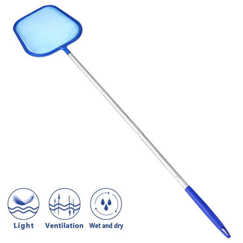 Pool Skimmer Net | Detachable Net with Poles,Fine Mesh Net