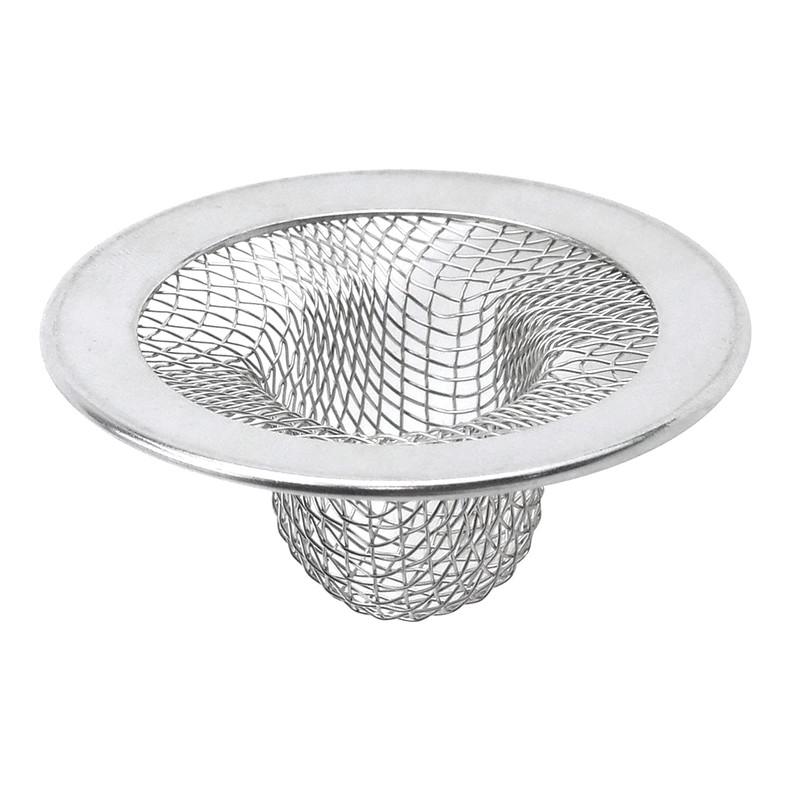 Antrader Kitchen Sink Strainer, 2Pcs Stainless Steel 2-Inch Diameter Mesh