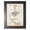 Binocular Microscope Patent Art Old Look Print in a Smooth