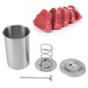 Stainless Steel Meat Press Easy To Use Deli Meat Maker