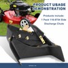 BianXiao 116-9754 Side Discharge Chute Compatible with Toro Exmark 30”