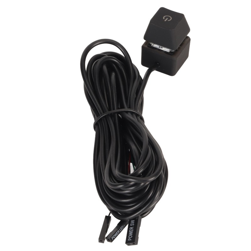 PC Power Switch Blue Switch Mechanical Key Backlit Plug and