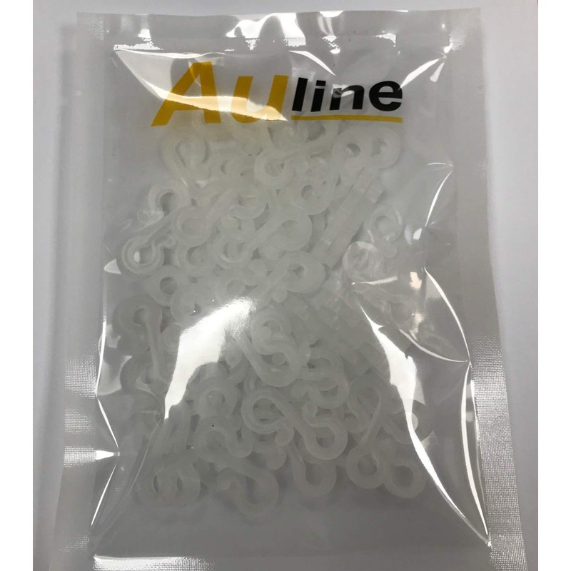 50 x Auline Gutter Hanging Hooks for Christmas Decoration Outside