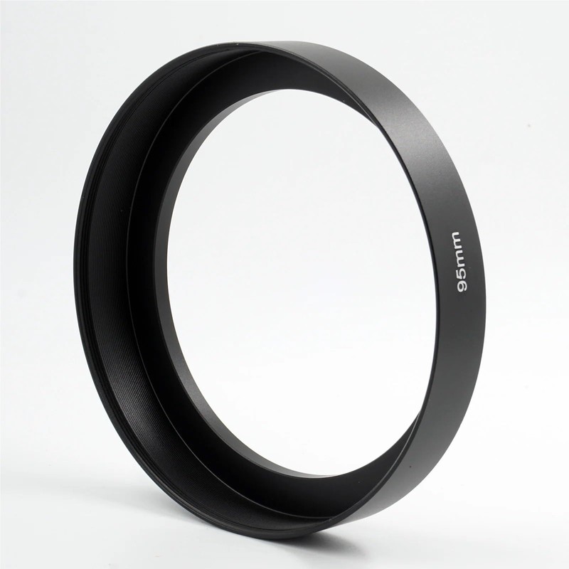 86mm x1 95mm x1 105mm x1 Threaded Metal Lens Hood