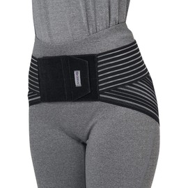 Cervin LL-3L Walking Pelvic Belt, Black, For Easy Walking