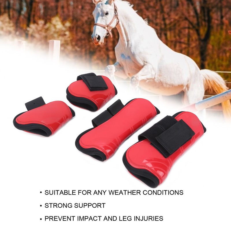 Horse Tendon Boots Thicken PU Shell Protection Horse Boots Horse