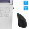 mouse vertical inalámbrico negro inalámbrico ergonómico vertical Ergo Óptico 2.4G