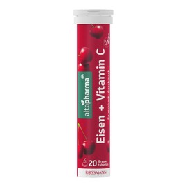 Rothman Alta Pharma effervescent vitamin iron + vitamin cherry flavor 20 pieces, 1 piece, 20 tablets / 로스만 알타파마 발포비타민 철+비타민 체리맛 20개입, 1개, 20정