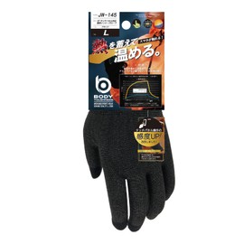 Otafuku Gloves Winter Thermal Storage Inner Gloves [Light Cold Protection, Touch Panel Compatible, Heat Storage Gloves] JW-145, Black, M Size