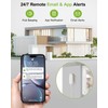 MOCREO WiFi Refrigerator Thermometer Digital Freezer Alarm, Remote Email &