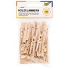 Folia 2294 Wooden Pegs Natural Pack of 48 Assorted in