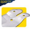 CHEDA Steering Box Frame Support Kit, Compatible with 73-87 Chevy