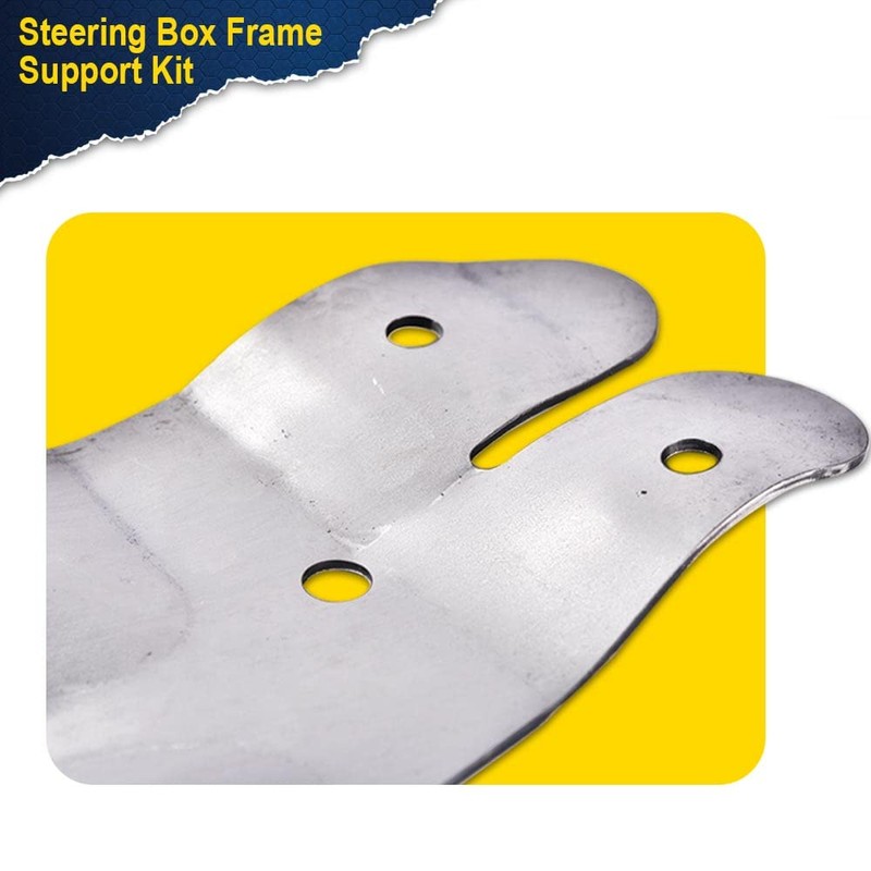 CHEDA Steering Box Frame Support Kit, Compatible with 73-87 Chevy