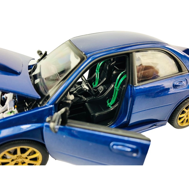 Welly Subaru Impreza WRX STI Saloon Blue 2005-2007 1/24 1:24