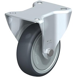 Blickle B-TPA 102K-FK Fixed Caster, 3.94" Wheel Diameter, 242 lb. Load Capacity