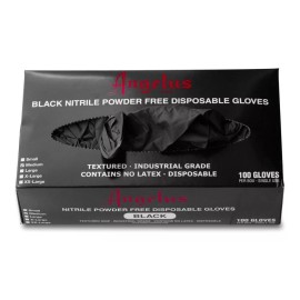 Angelus Guantes Desechables De Nitrilo Negro Angelus