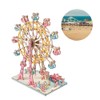 3D Cartoon Wooden Jigsaw Ferris Wheel Puzzle Toy for Kid