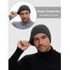 choshion Wool Short Fisherman Beanie for Men Women, Double Cuffed