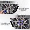 20PCS Wheel Nut Covers Bolt Caps, Wheel Lug Nut Covers,
