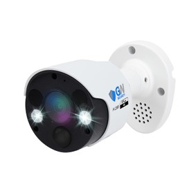 GW8538IP 8MP 4K IP POE 3.6mm Fixed Lens Spotlight Bullet Security Camera, Two-Way Audio, Full-time Color Night Vision