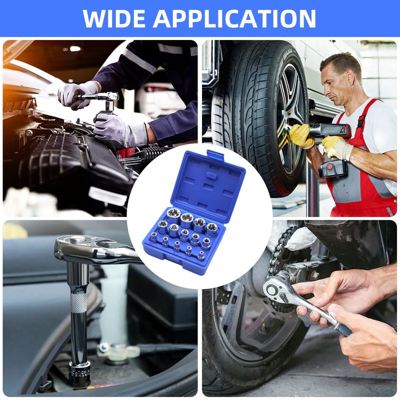 WYYFXY® Torx Socket Set Outer Star Socket Set E Profile